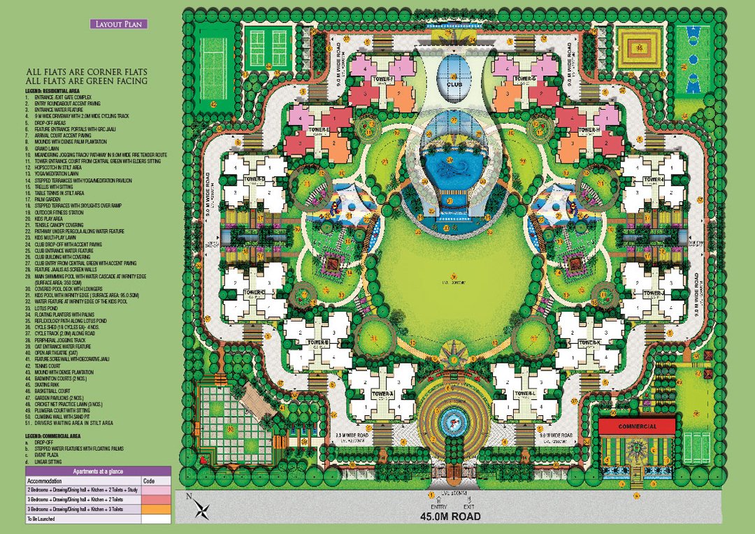 Samridhi Luxuriya Avenue Site Plan